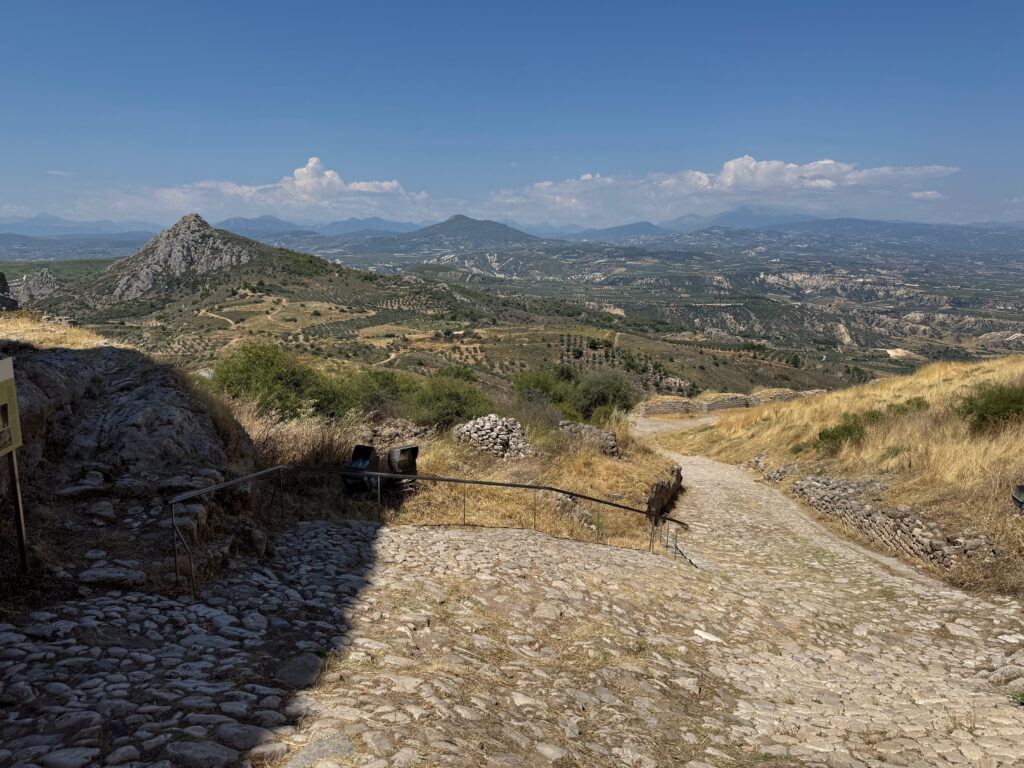 Acrocorinth auf Peloponnes Griechenland 