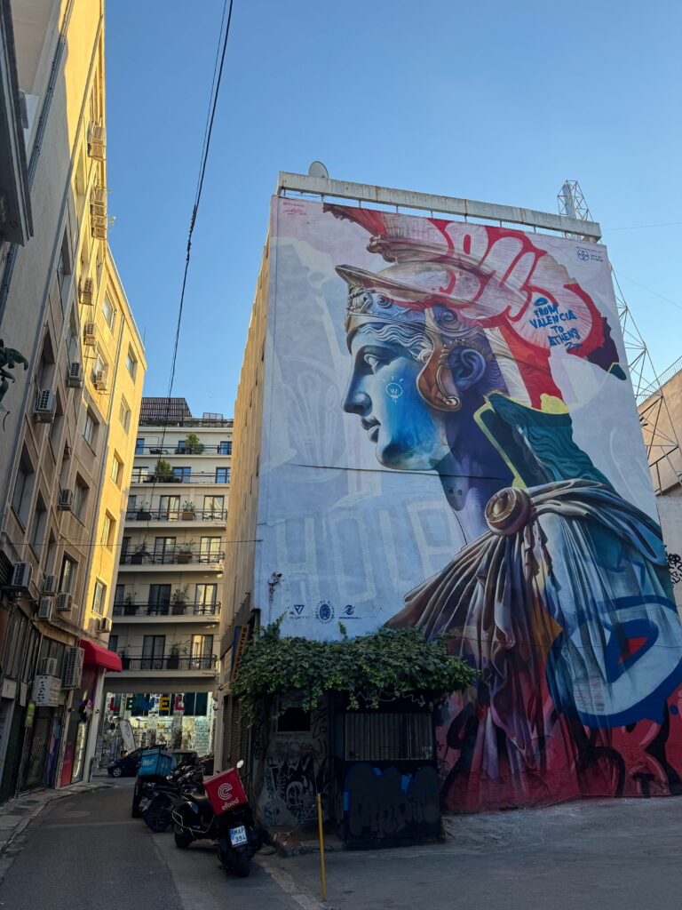 Graffiti in Athen Griechenland