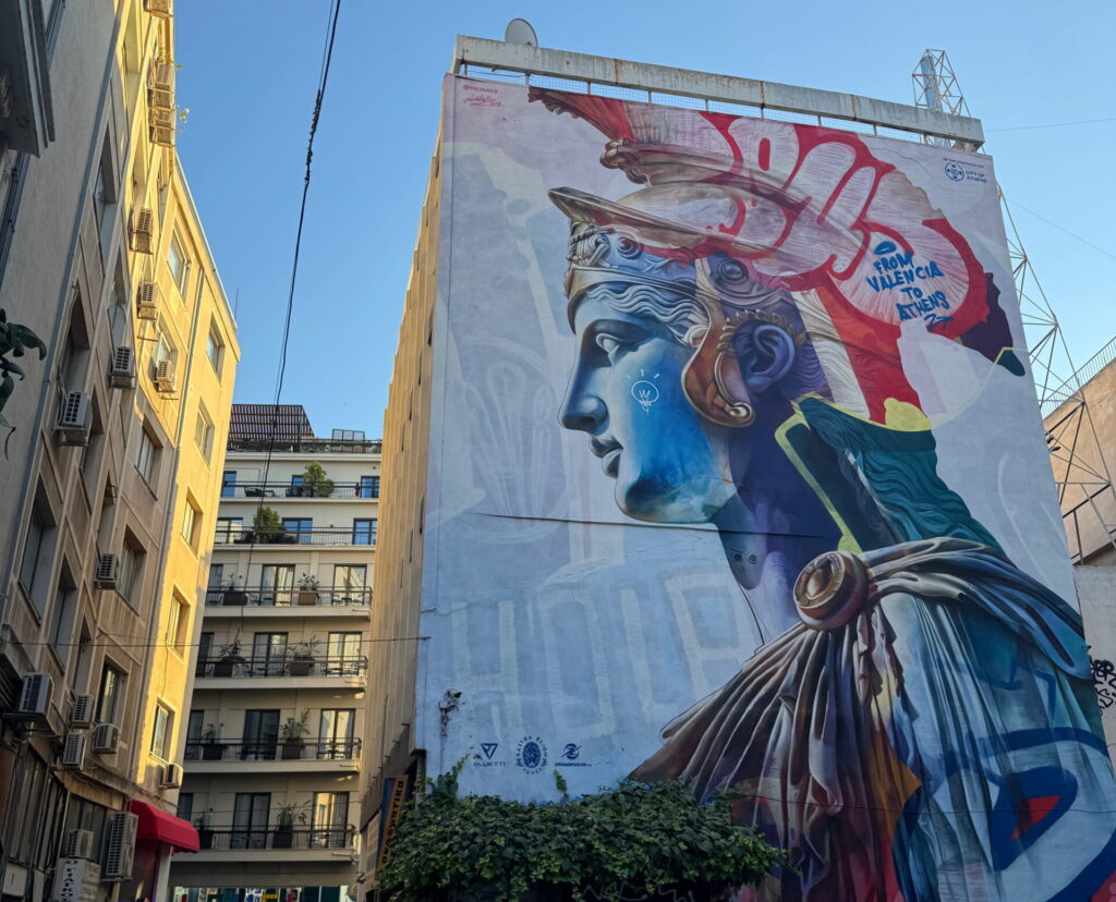 Graffiti in Athen Griechenland