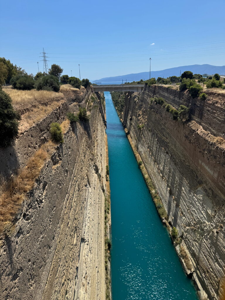 Kanal von Korinth Griechenland 
