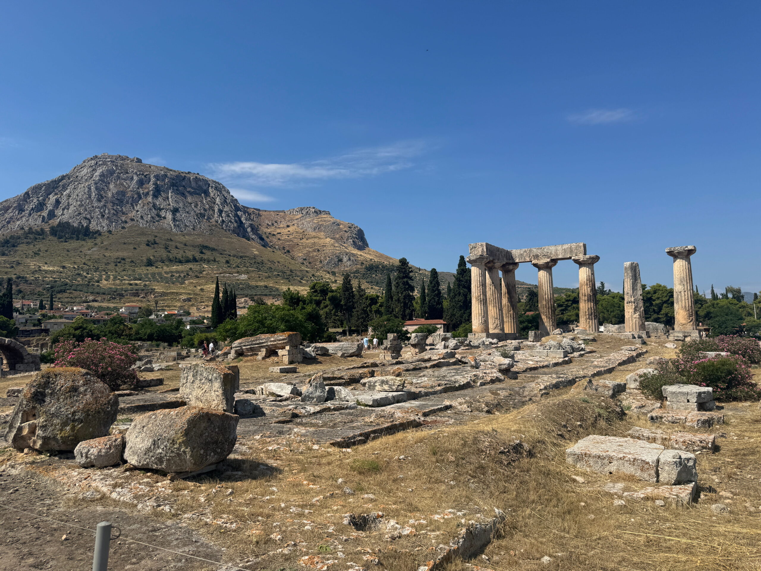 Rundreise Peloponnes Acrocorinth Korinth