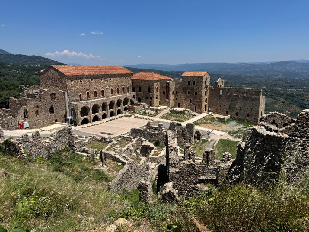 Palast  Mystras Peloponnes Griechenland 