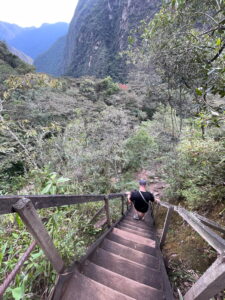 Wanderweg zum Allcamayo Wasserfall bei Aguas Calientes nahe Machu Picchu